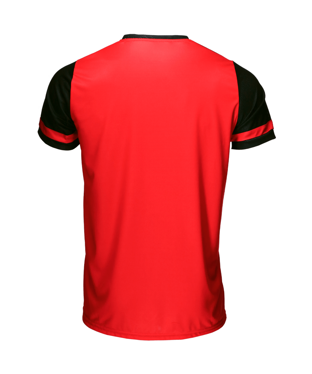 CAMISETA NAPOLI CABALLERO ROJO/NEGRO