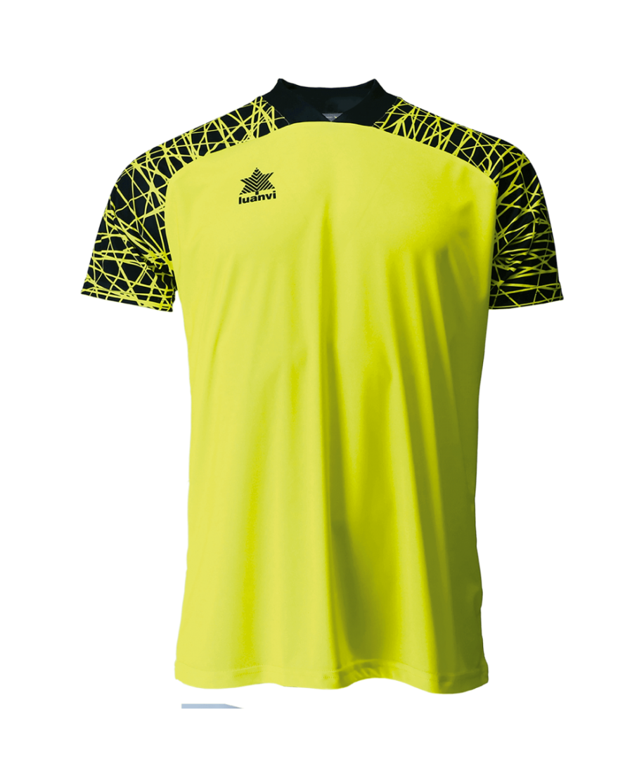 CAMISETA PLAYER CABALLERO AMARILLO FLUOR