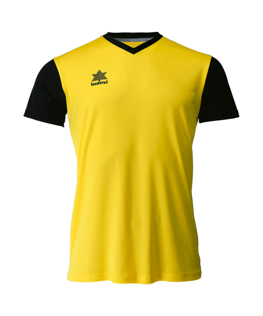 CAMISETA CRETA CABALLERO AMARILLO/NEGRO