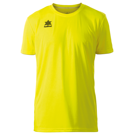 CAMISETA POL CABALLERO AMARILLO FLUOR