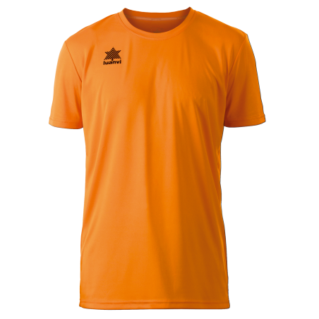 CAMISETA POL CABALLERO NARANJA FLUOR