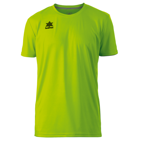 CAMISETA POL CABALLERO VERDE FLUOR