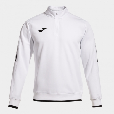 SUDADERA MEDIA CREMALLERA OLIMPIADA BLANCO