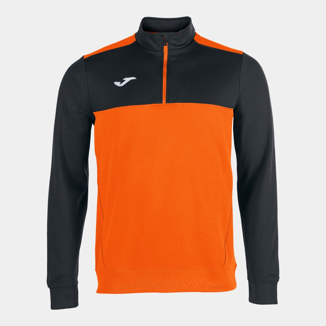 SUDADERA WINNER NARANJA NEGRO