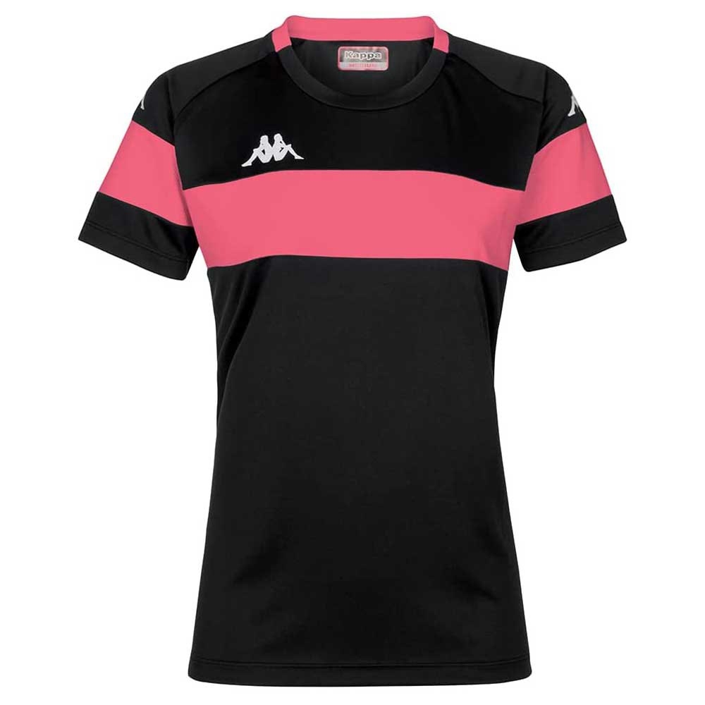 CAMISETA DARETA MUJER NEGRO FUXIA