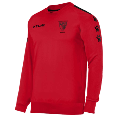 SUDADERA KELME ROJA I SPORTING DE CARBAJOSA